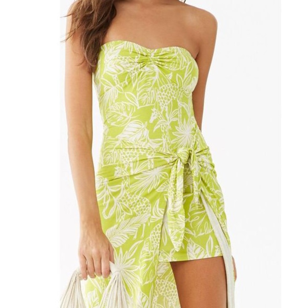 BNWT Leaf & Giraffe Print Dress